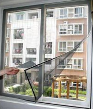 Magnetic Net Window Screen will let fresh air in the room or spaces