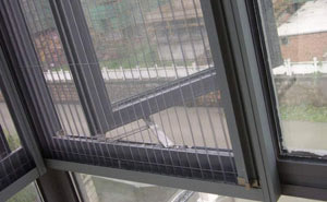 Charcoal Plisse Fiberglass Window Screen